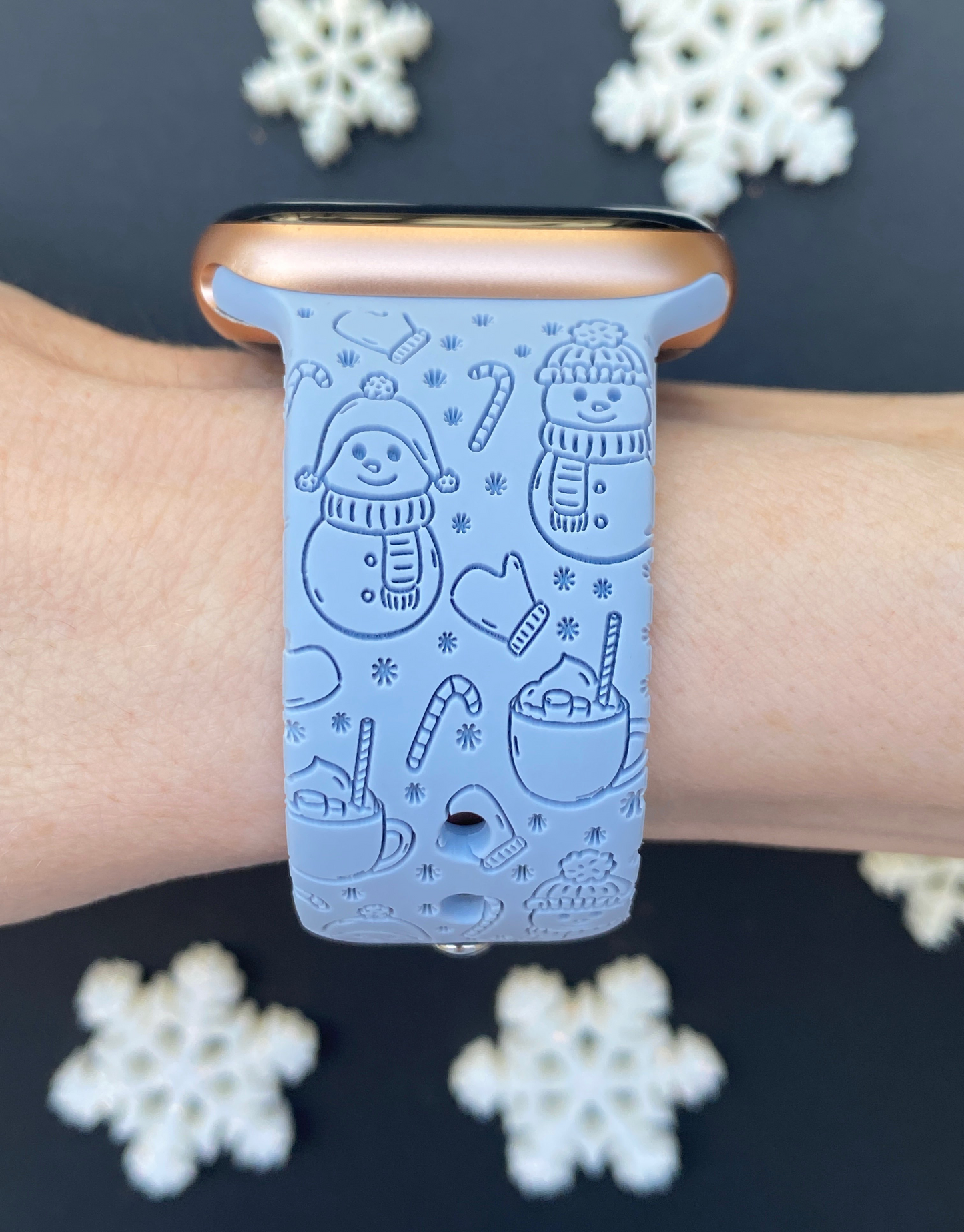 Winter Snowman Apple Watch Band