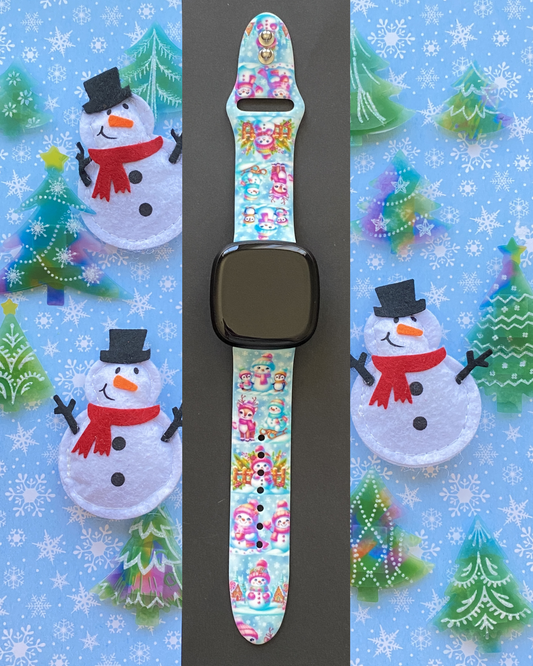 Winter Friends Fitbit Versa 3/Versa 4/Sense/Sense 2 Watch Band