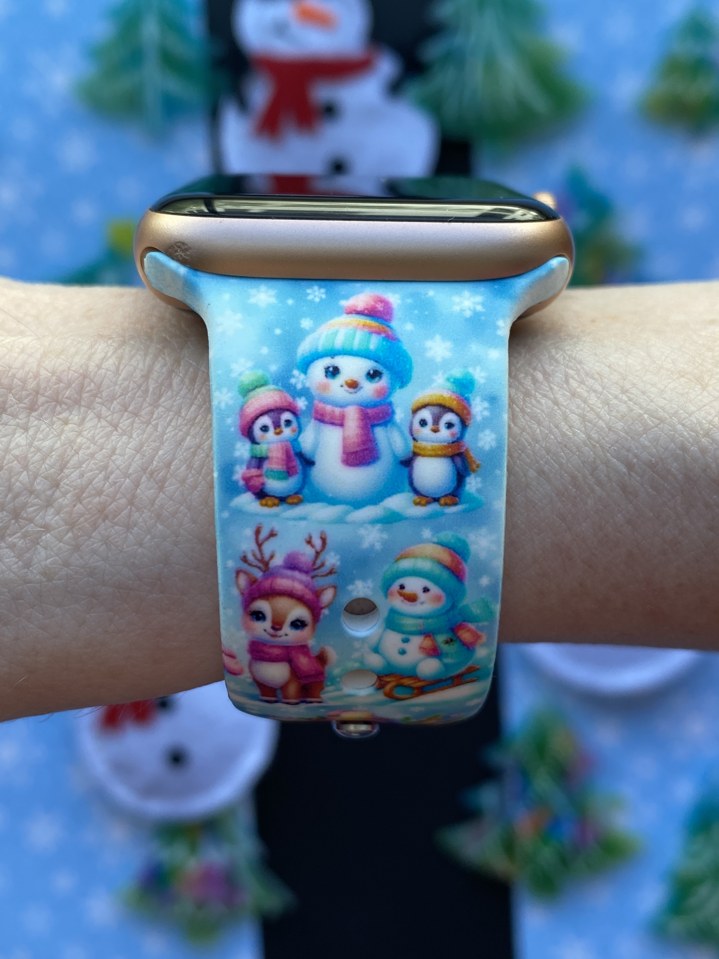 Winter Friends Watch Band For Apple Watch