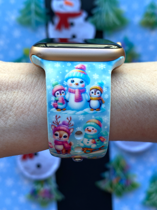 Winter Friends Watch Band For Apple Watch