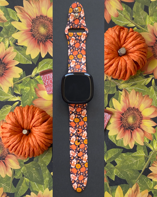 Pumpkin Spice Lover Fitbit Versa 3/Versa 4/Sense/Sense 2 Watch Band