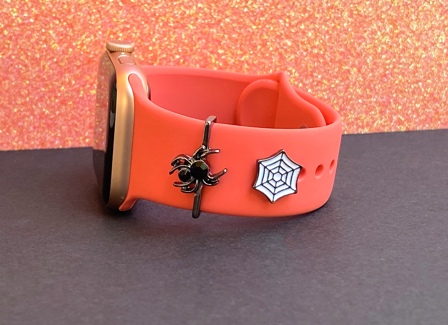 Autumn Band and Spider Charm Apple Watch Band