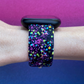 Black Splatter Fitbit Versa 3/Versa 4/Sense/Sense 2 Watch Band