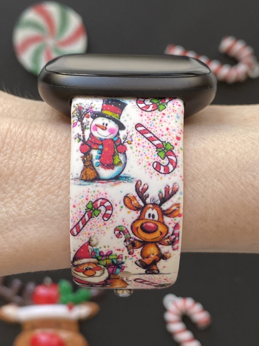 Christmas Friends Fitbit Versa 3/Versa 4/Sense/Sense 2 Watch Band