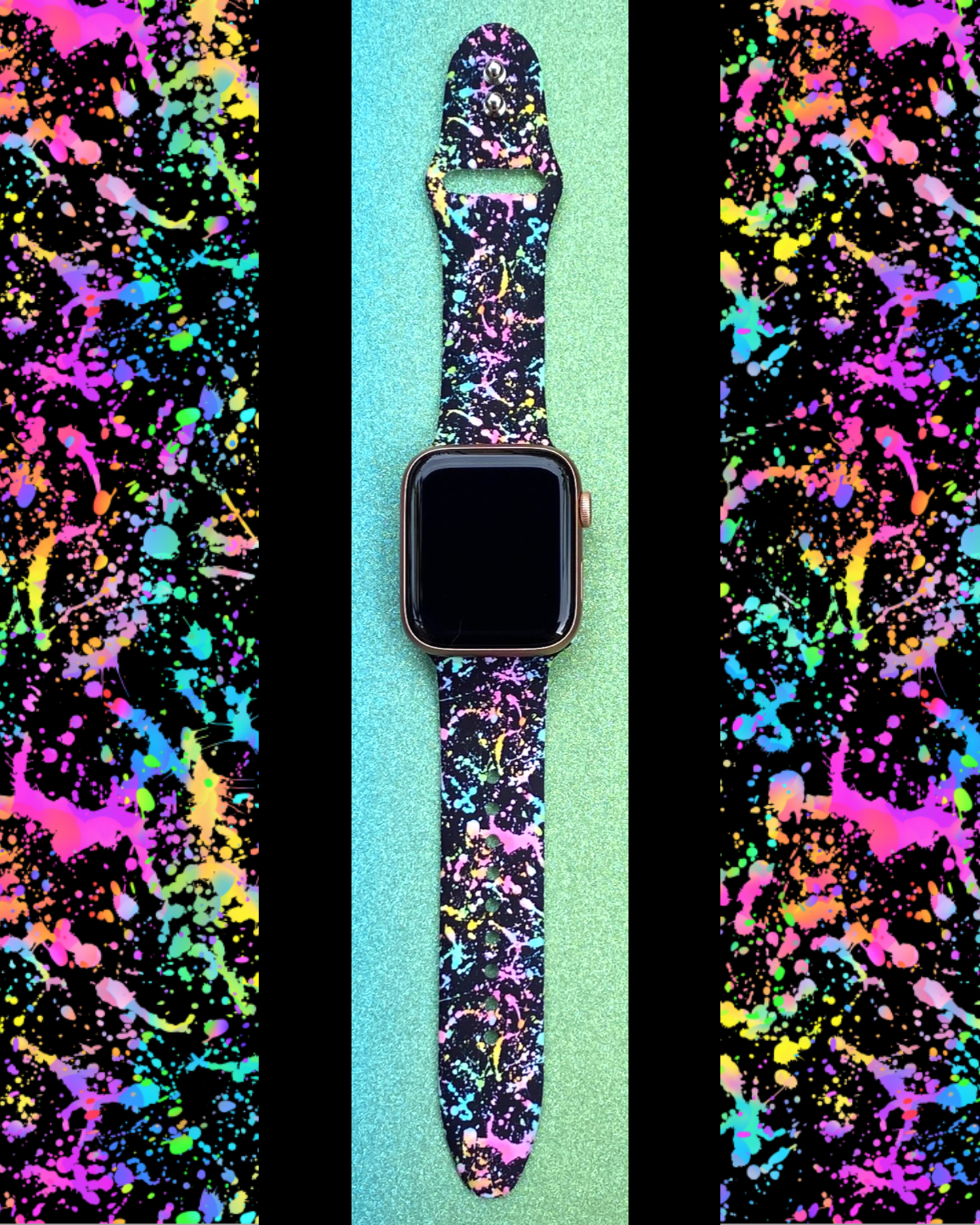 Paint Splatter Apple Watch Band
