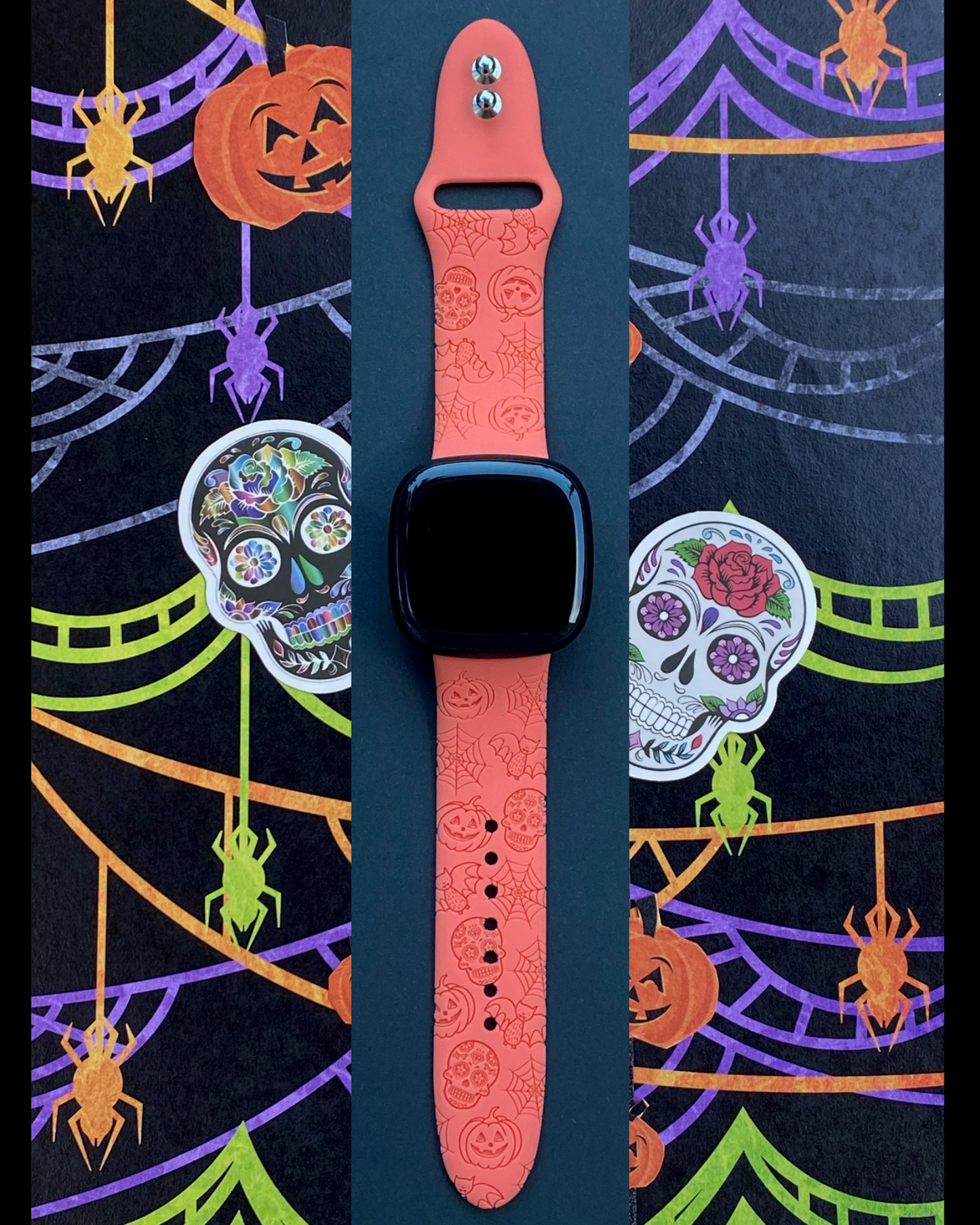 Spooky Halloween Fitbit Versa 3/Versa 4/Sense/Sense 2 Watch Band