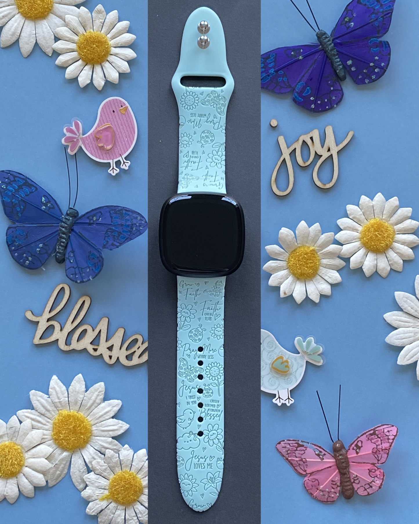 Spring Faith Fitbit Versa 3/Versa 4/Sense/Sense 2 Watch Band