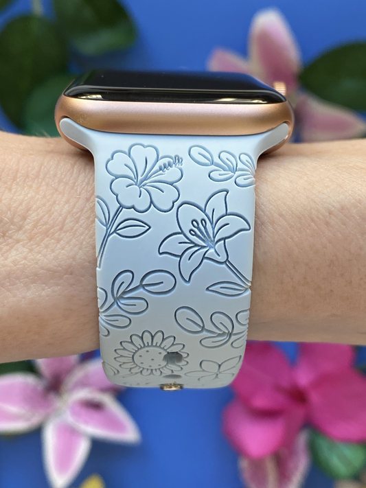 Spring Blossoms Watch Band For Apple Watch