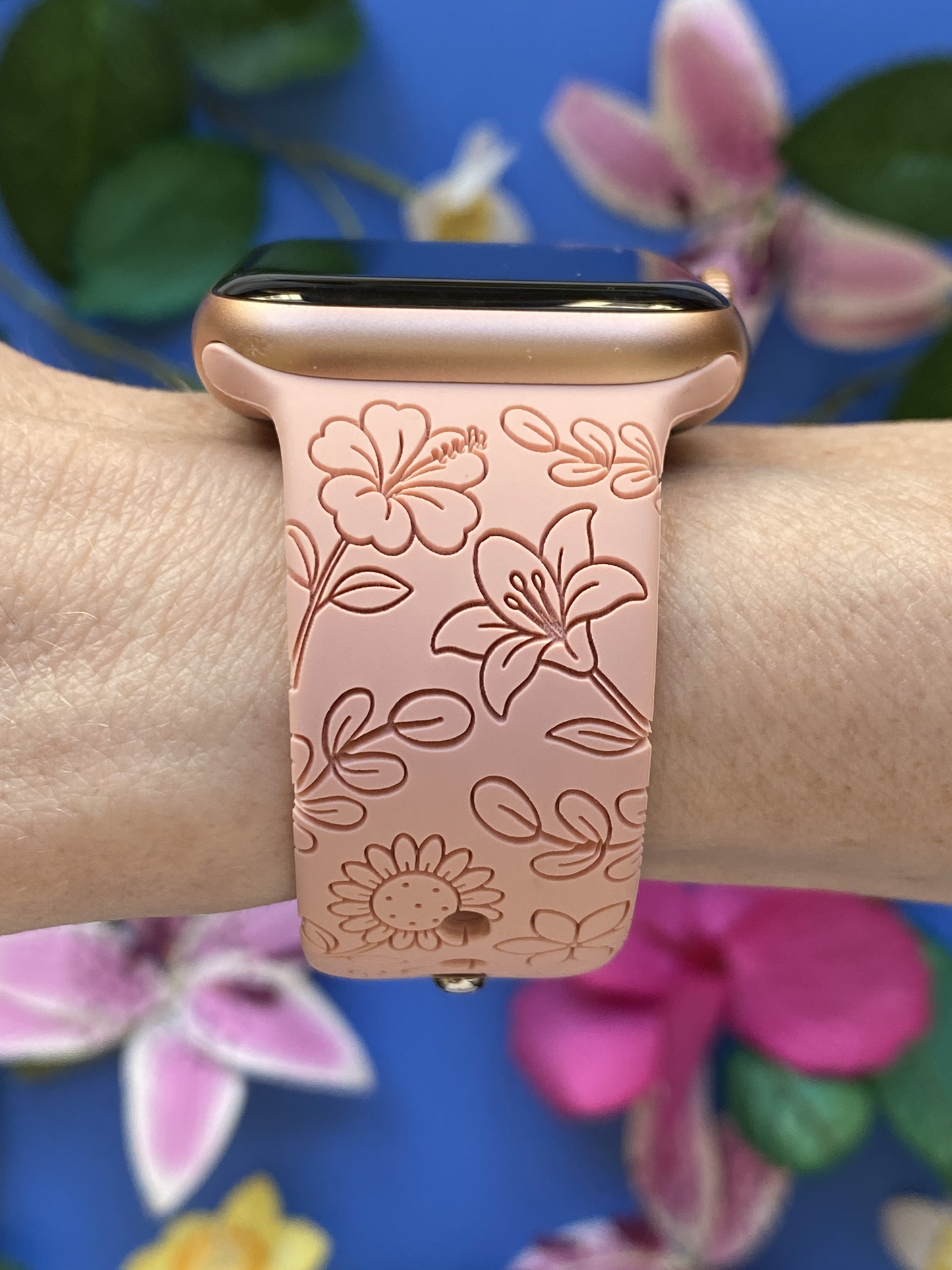 Spring Blossoms Watch Band For Apple Watch