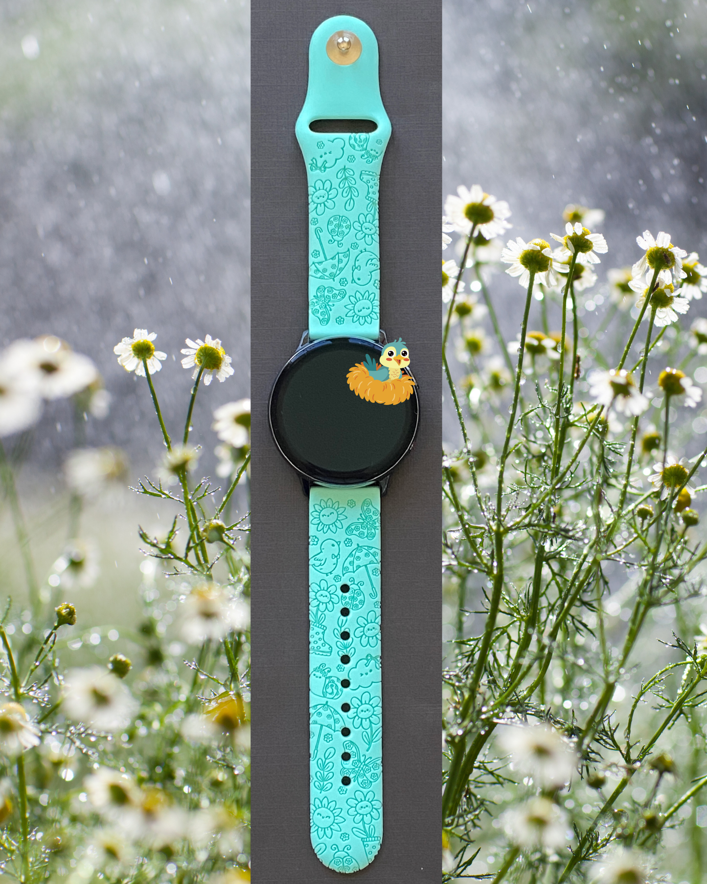 Happy Spring Day 20mm Samsung Galaxy Watch Band