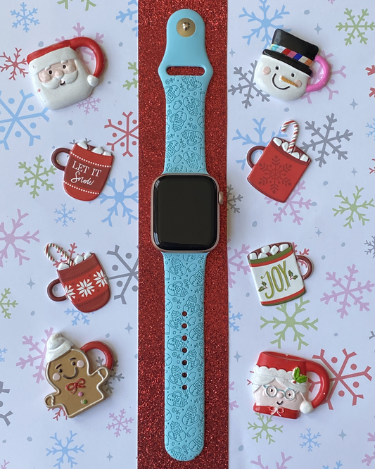 Fluffy Hot Cocoa Watch Band For Apple Watch