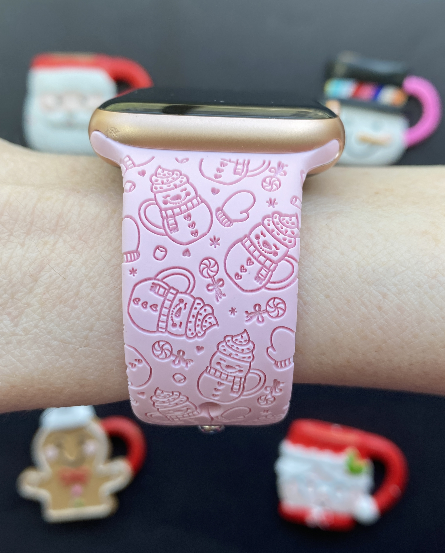 Fluffy Hot Cocoa Watch Band For Apple Watch