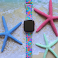 Neon Starfish Watch Band For Apple Watch