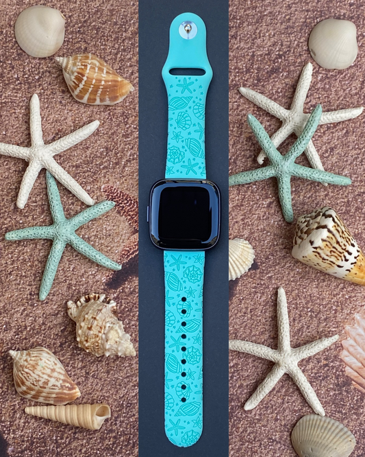 Seashells and Stars Fitbit Versa 1/2 Watch Band