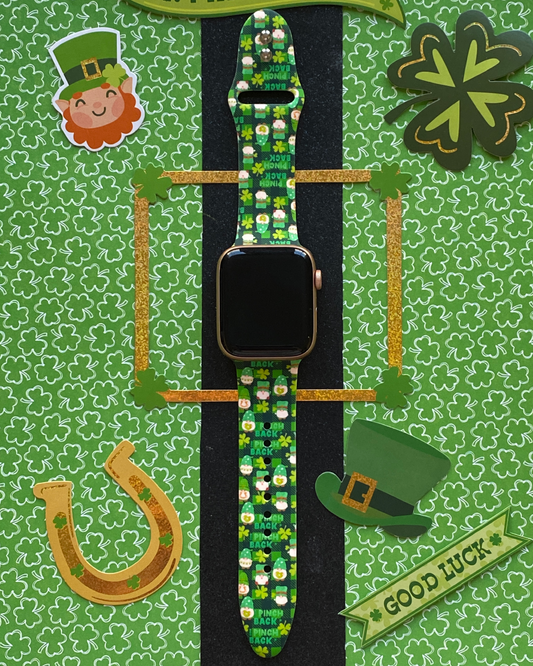 St. Patrick's Day Gnomes Watch Band For Apple Watch