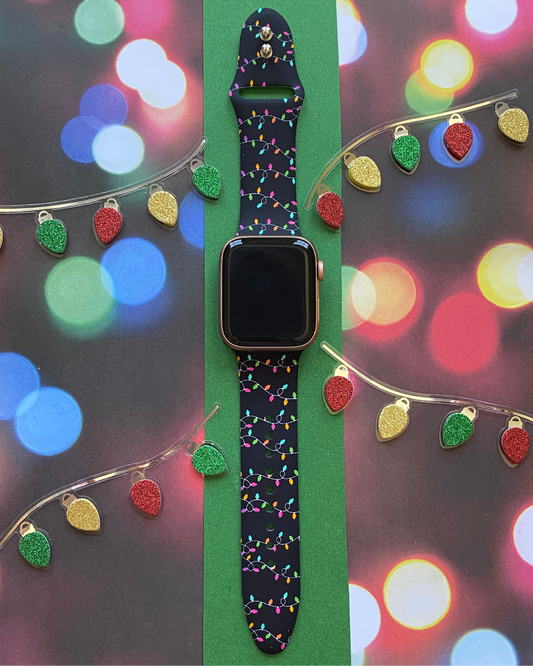 String Christmas Lights Watch Band For Apple Watch
