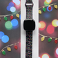 Christmas String Lights Black Fitbit Versa 3/Versa 4/Sense/Sense 2 Watch Band