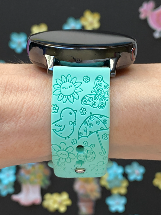Happy Spring Day 20mm Samsung Galaxy Watch Band