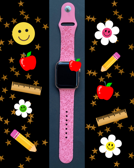 Smiley Teacher Apple Watch Band