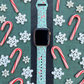 Holiday Candy Canes Watch Band For Apple Watch
