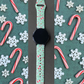 Winter Candy Canes Samsung Galaxy Watch Band