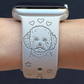 Poodle Dog Watch Band For Apple Watch