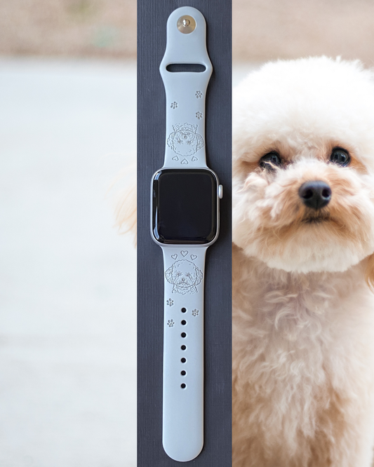 Poodle Dog Watch Band For Apple Watch