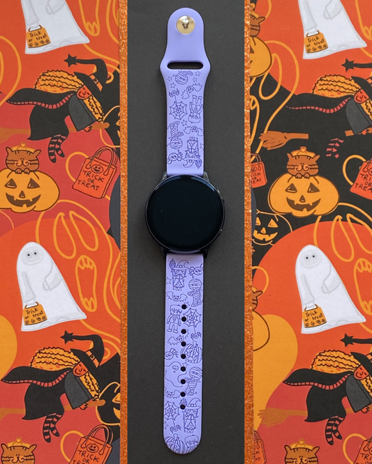 Trick or Treat Friends 20mm Samsung Galaxy Watch Band