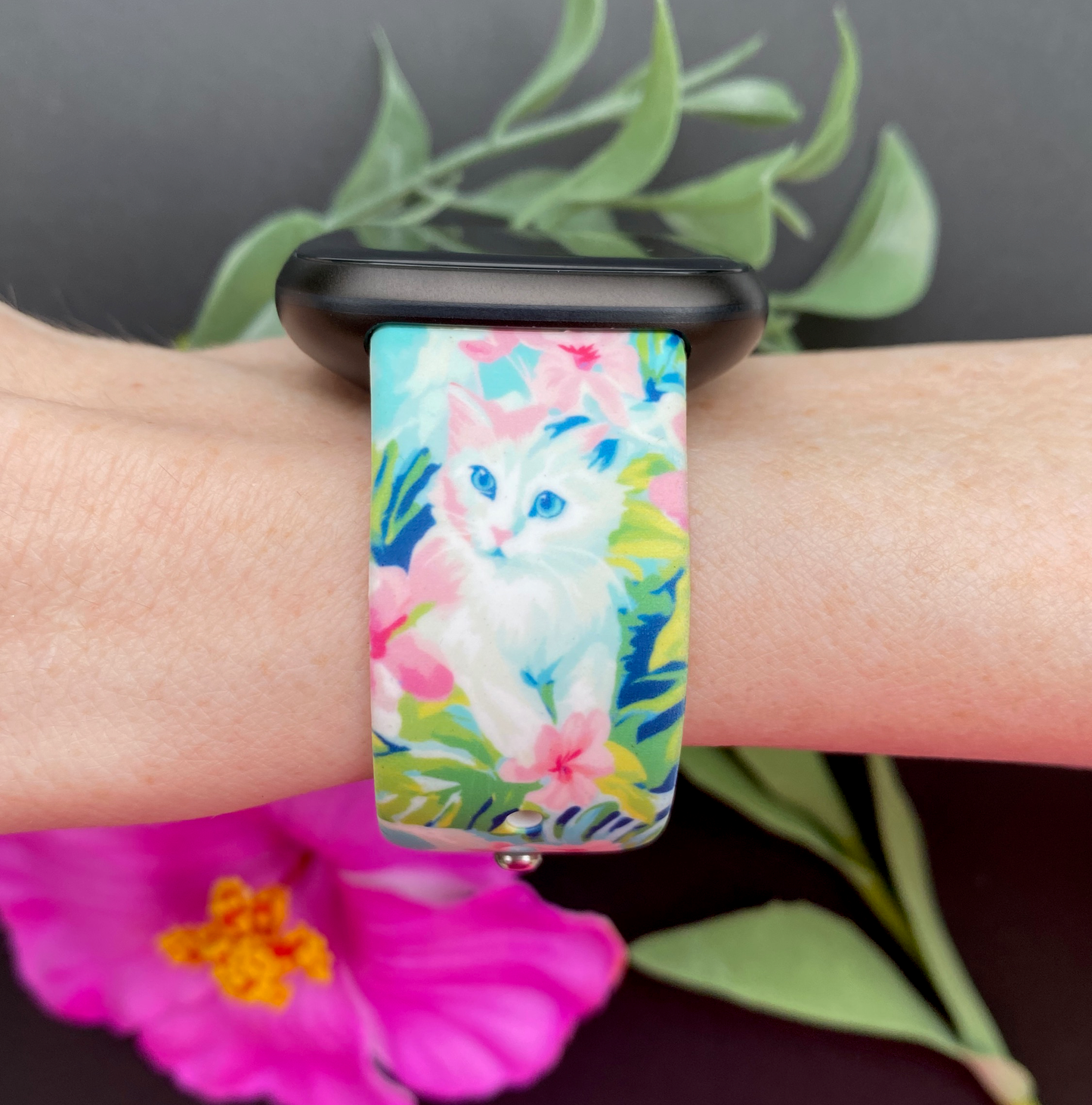 Tropical Cats Fitbit Versa 1/2 Watch Band