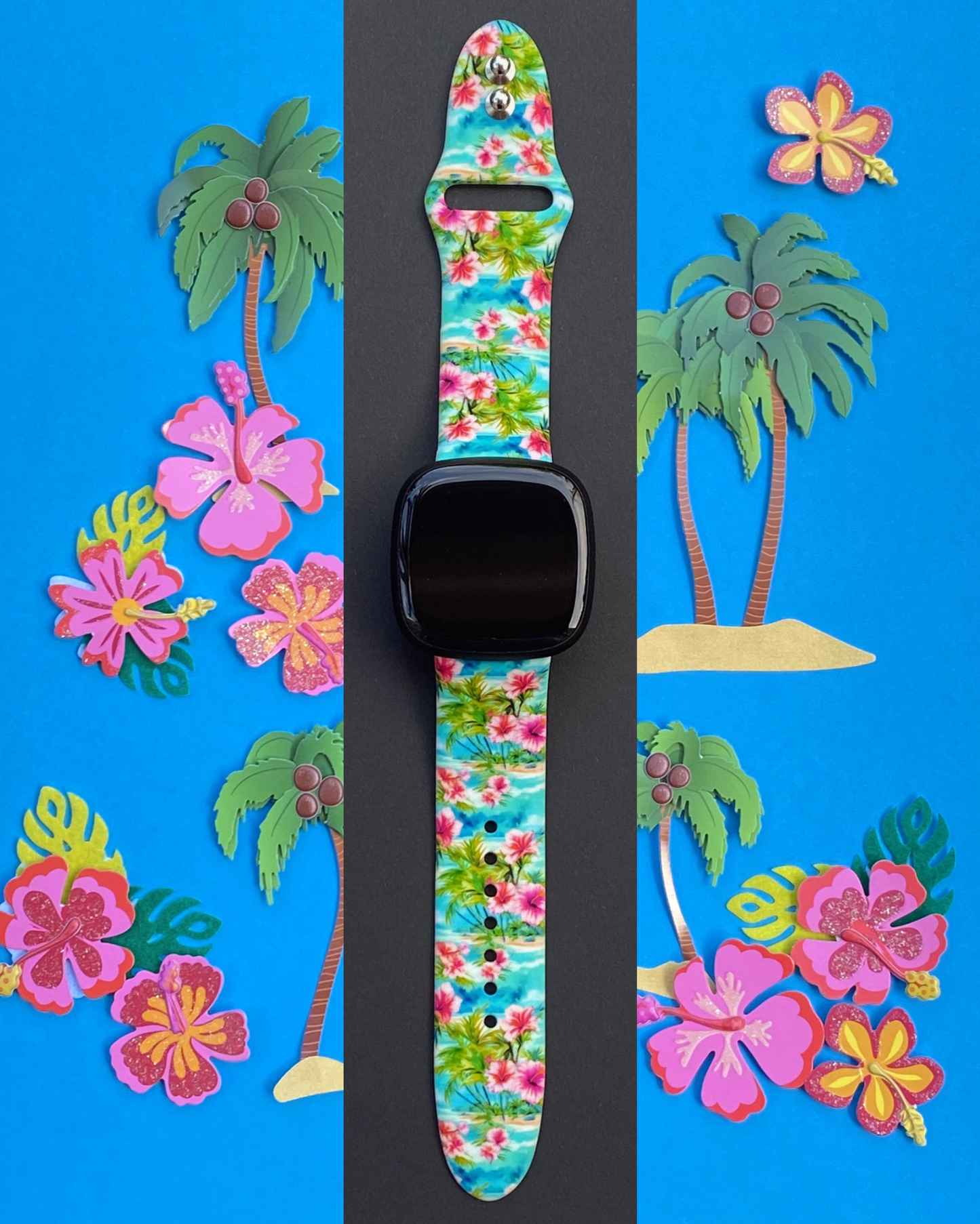 Tropical Paradise Fitbit Versa 3/Versa 4/Sense/Sense 2 Watch Band