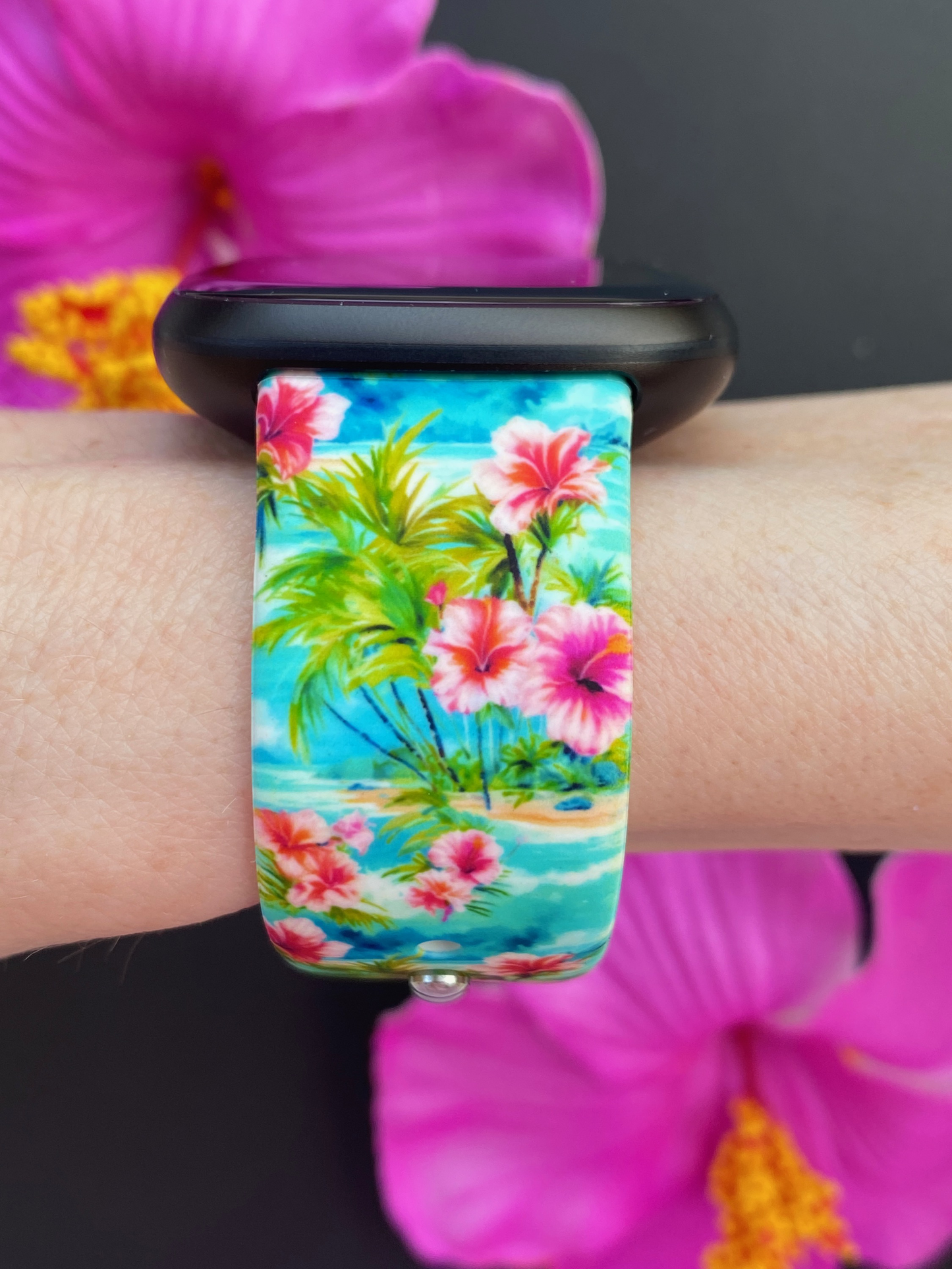 Tropical Paradise Fitbit Versa 3/Versa 4/Sense/Sense 2 Watch Band
