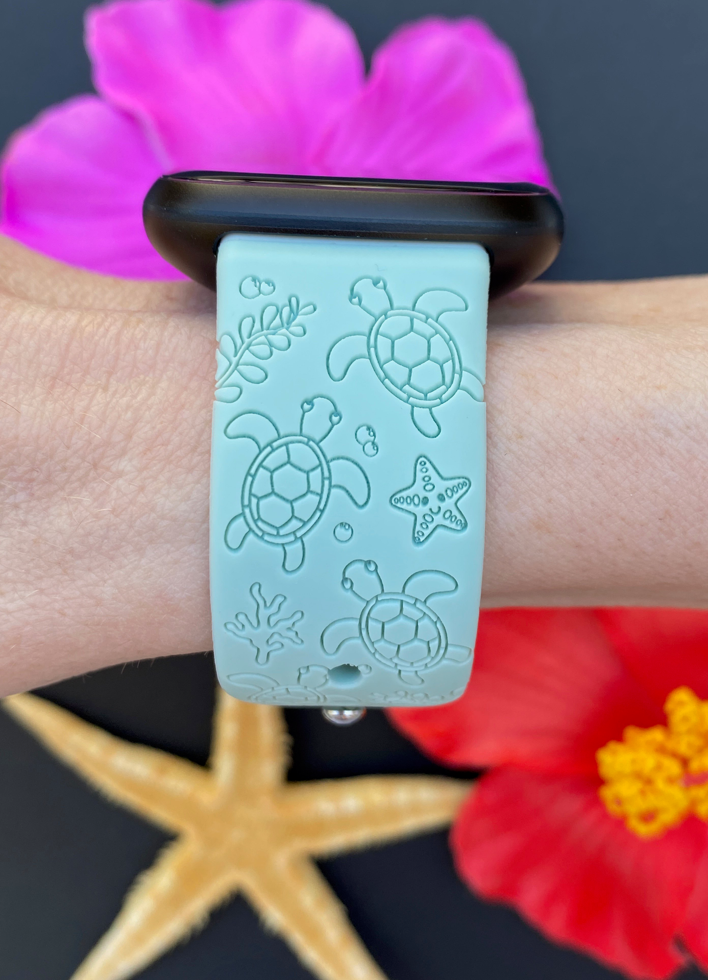 Tropical Turtles Fitbit Versa 3/Versa 4/Sense/Sense 2 Watch Band