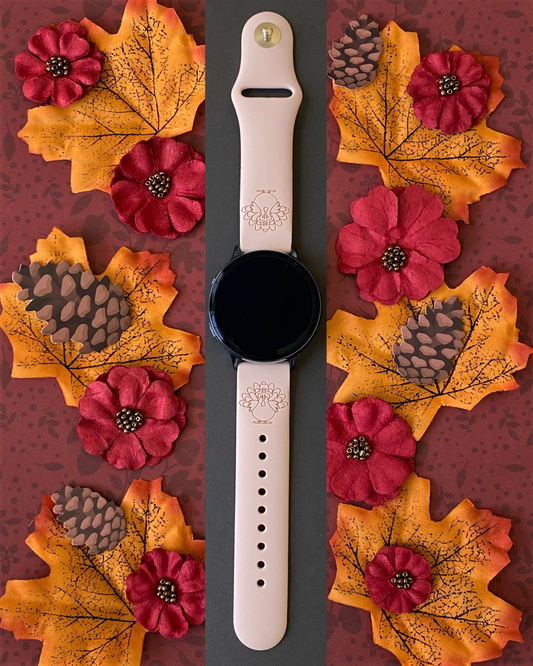 Cute Turkey 20mm Samsung Galaxy Watch Band