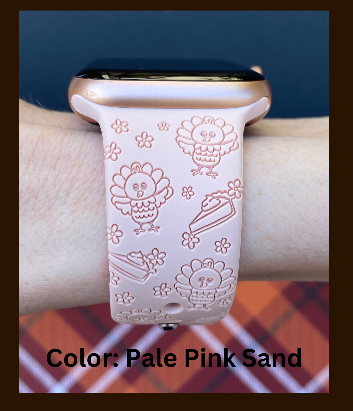 Thanksgiving Turkey Floral Apple Watch Band