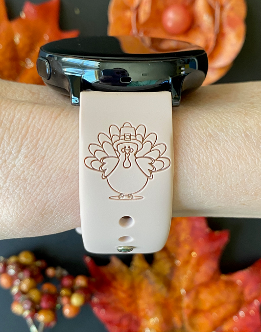 Cute Turkey 20mm Samsung Galaxy Watch Band