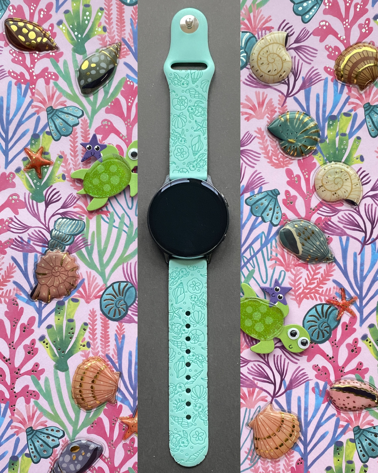 Happy Turtles 20mm Samsung Galaxy Watch Band