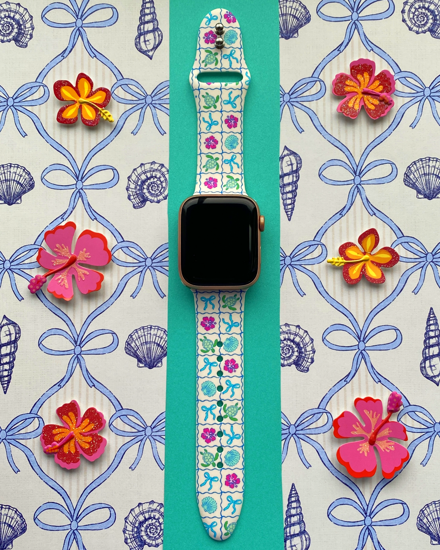 Turtle Bows Watch Band For Apple Watch