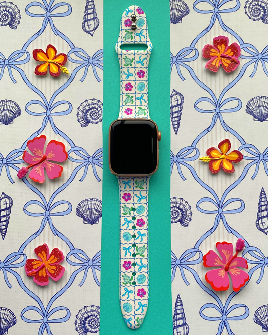Turtle Bows Watch Band For Apple Watch
