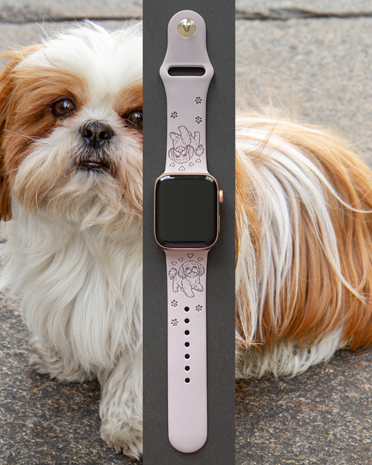 Joyful Shih Tzu Dog Watch Band For Apple Watch