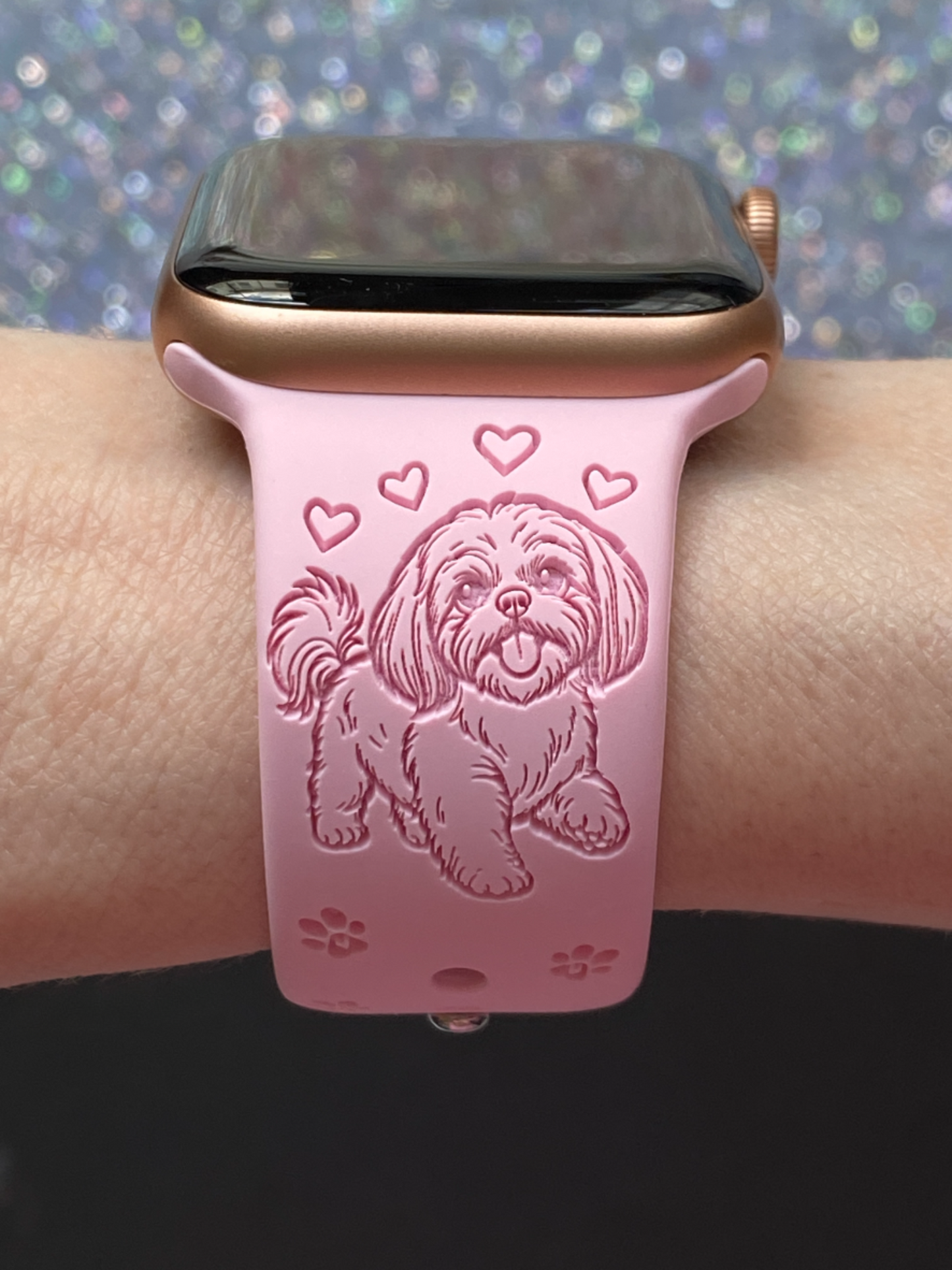 Joyful Shih Tzu Dog Watch Band For Apple Watch