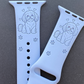 Cheerful Shih Tzu Dog Watch Band For Apple Watch