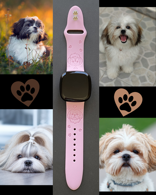 Shih Tzu Fitbit Versa 3/Versa 4/Sense/Sense 2 Watch Band