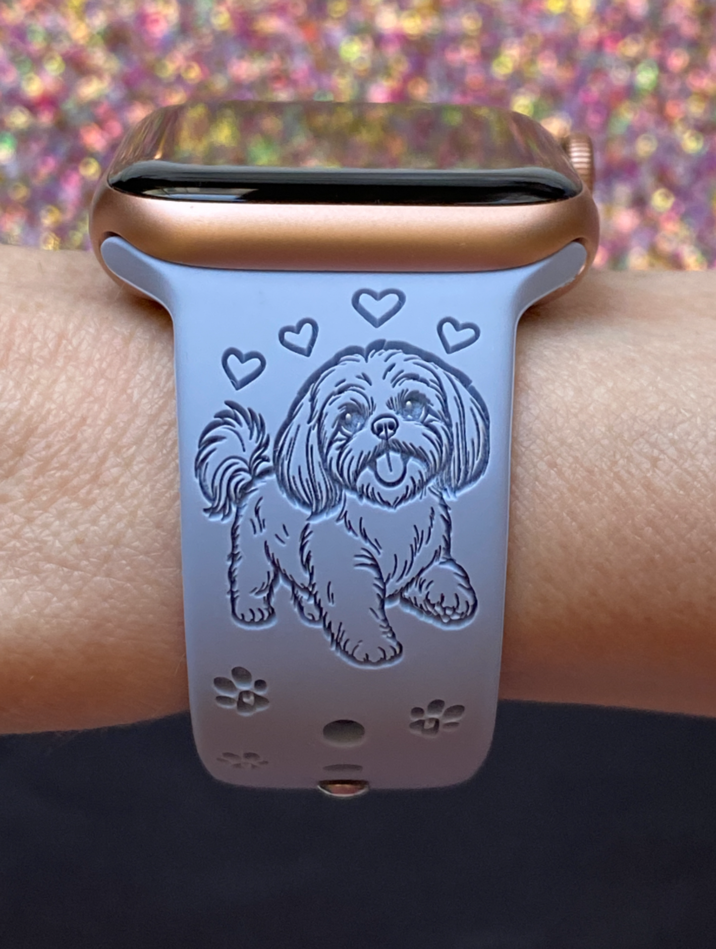 Joyful Shih Tzu Dog Watch Band For Apple Watch