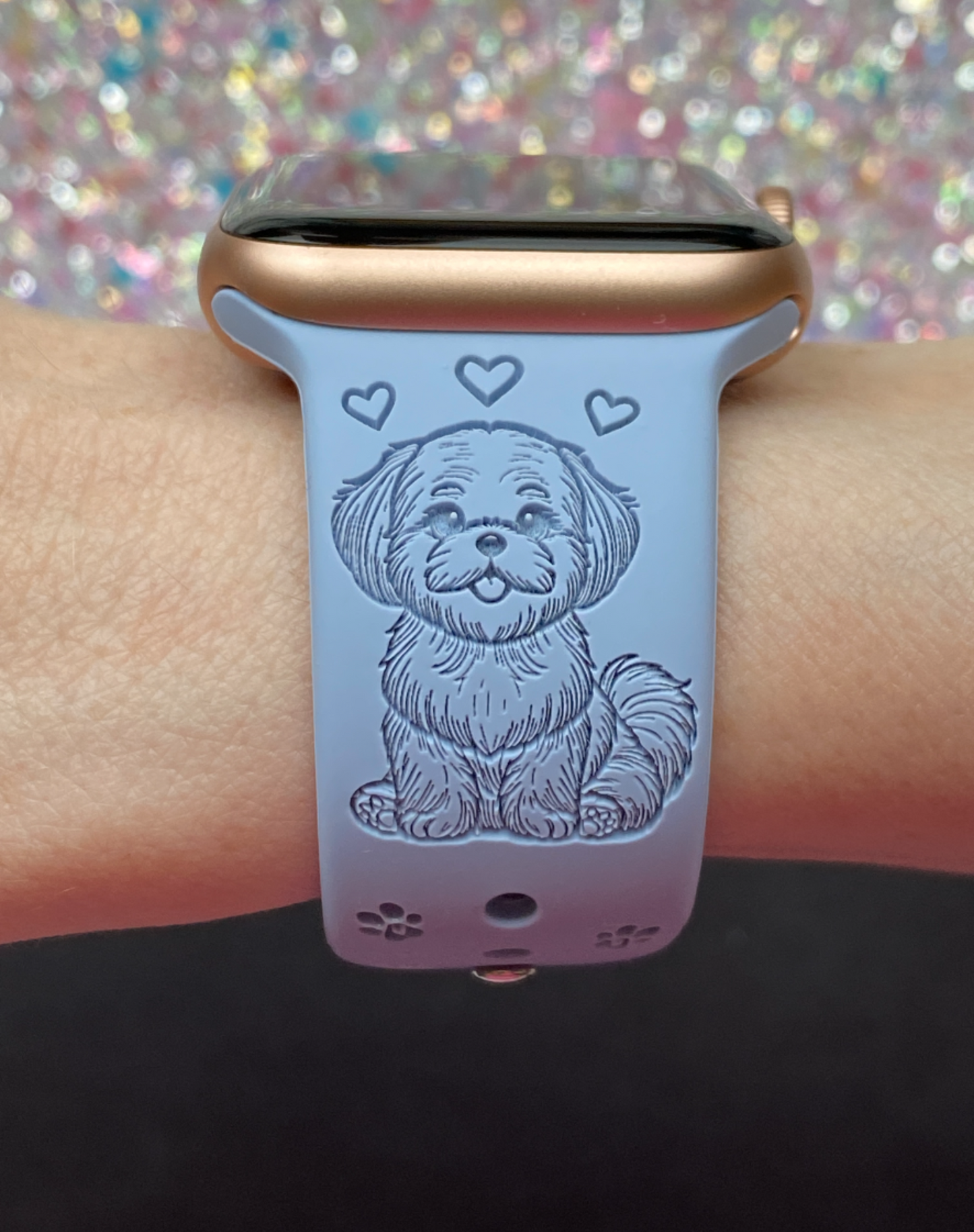Happy Shih Tzu Dog Watch Band For Apple Watch