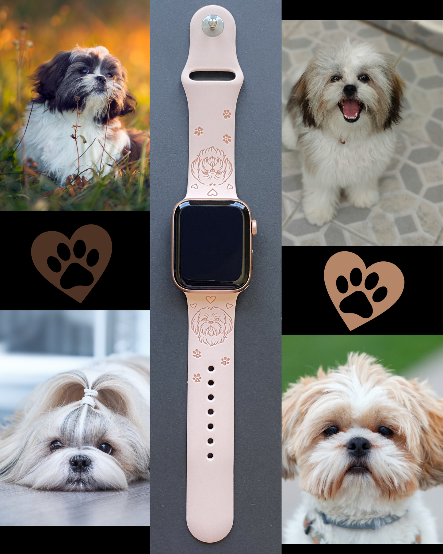 Shih Tzu Dog Watch Band For Apple Watch