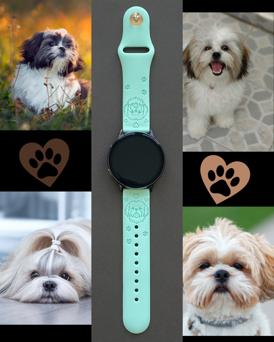 My Shih Tzu Dog 20mm Samsung Galaxy Watch Band