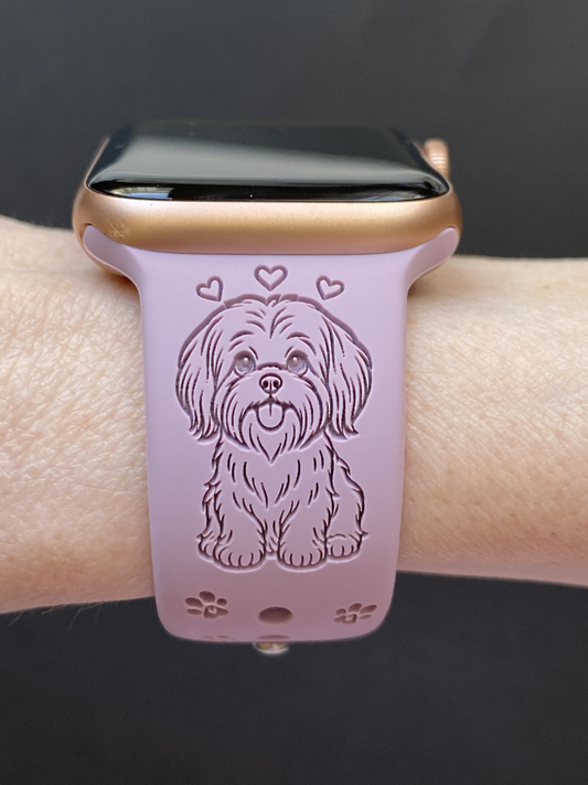 My Best Friend Shih Tzu Dog Watch Band For Apple Watch
