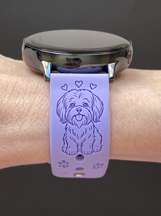 My Best Friend Shih Tzu Dog 20mm Samsung Galaxy Watch Band