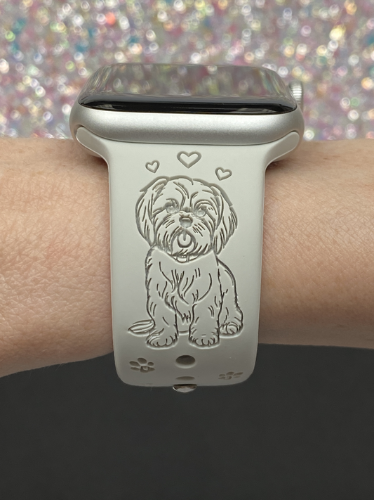 Happy Shih Tzu Dog Watch Band For Apple Watch