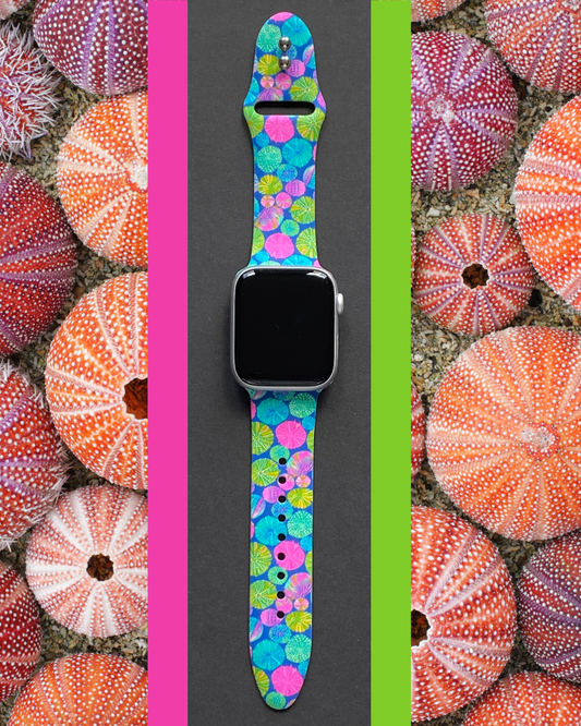Neon Sea Urchins Watch Band For Apple Watch